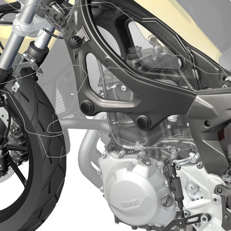 Pyramid Plastics BMW F850 GS Frame End Caps Matte Black 2018> | 089404