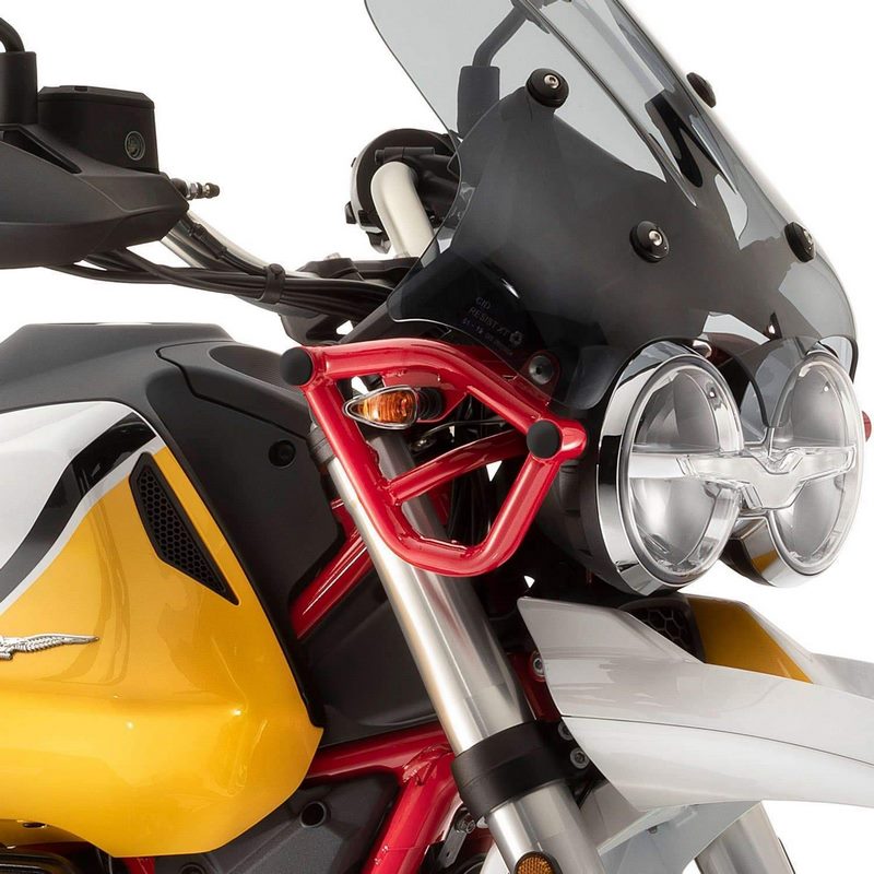 Pyramid Plastics Frame End Caps Matte Black Moto Guzzi V85 TT 2019> | 089860