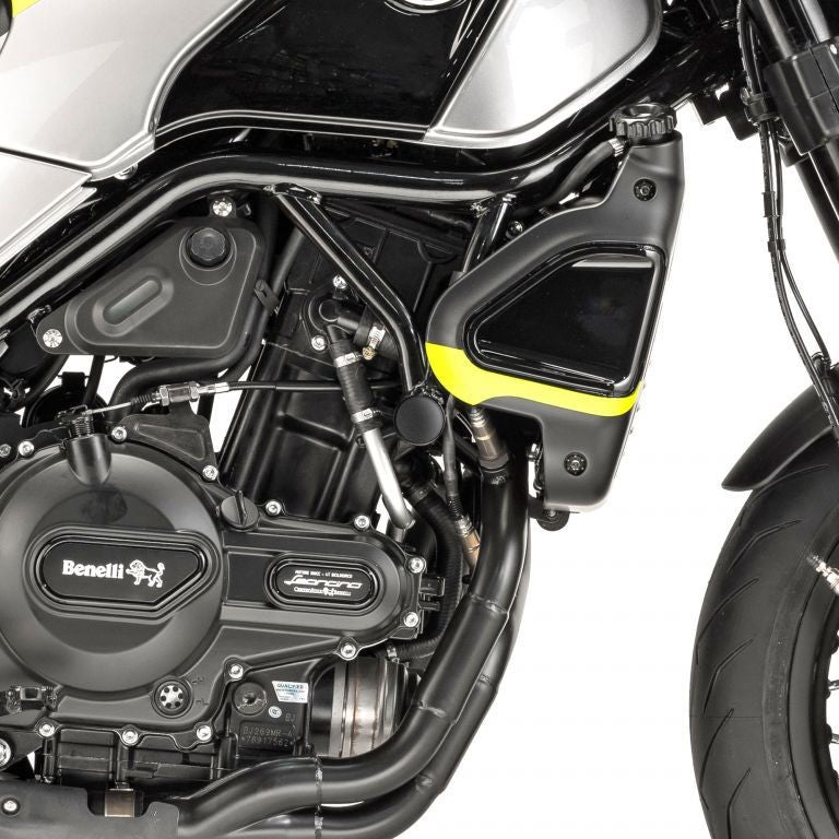Pyramid Plastics Benelli Leoncino Frame End Caps Matte Black 2015> | 089950