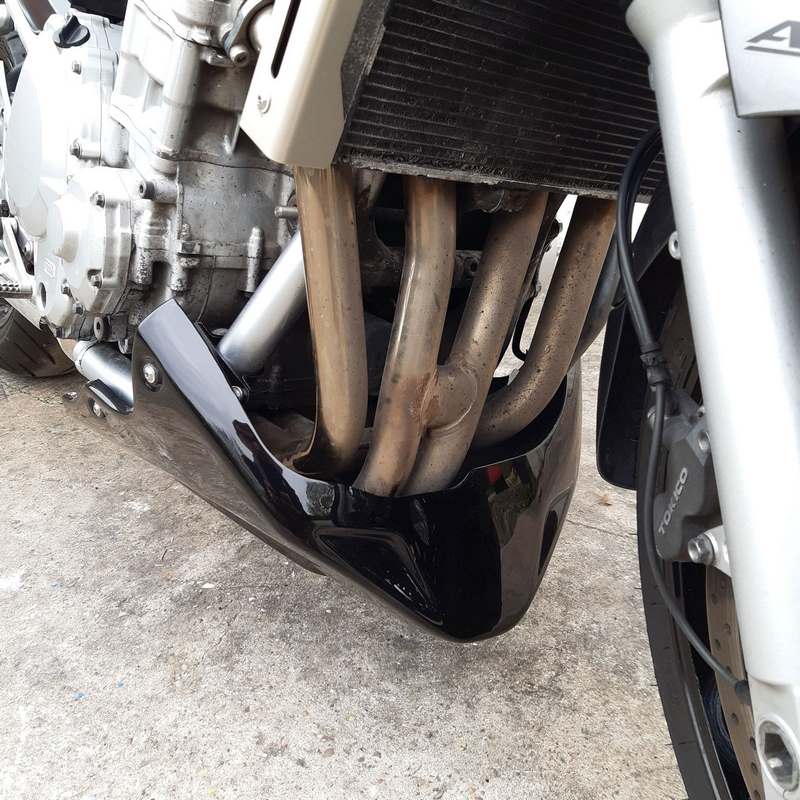 Pyramid Belly Pan (water-cooled model only) | Gloss Black | Suzuki GSF 650 Bandit 2007>2014 | 207035B