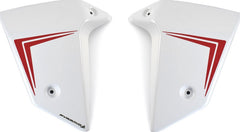 Pyramid Radiator Cheeks | Pearl Glare White | Honda CB 750 Hornet 2022>2024 | 21055C