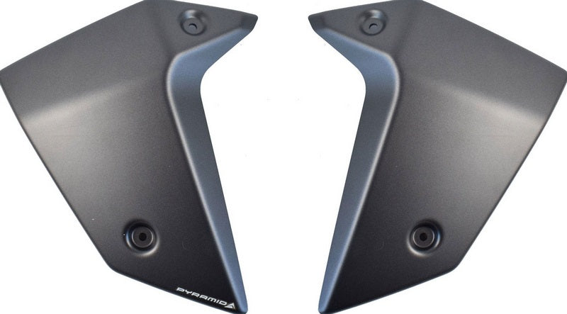 Pyramid Radiator Cheeks | Matte Iridium Grey Metallic | Honda CB 750 Hornet 2022>2024 | 21055D