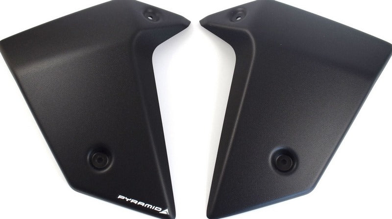Pyramid Radiator Cheeks | Matte Black | Honda CB 750 Hornet 2022>Current | 21055M