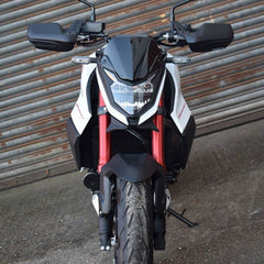 Pyramid Radiator Cheeks | Matte Black | Honda CB 750 Hornet 2022>Current | 21055M