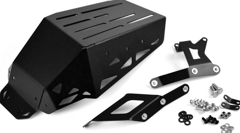 Pyramid Engine Plate | Matte Black | Honda MSX 125 2021>Current | 21115M