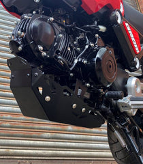 Pyramid Engine Plate | Matte Black | Honda MSX 125 2021>Current | 21115M