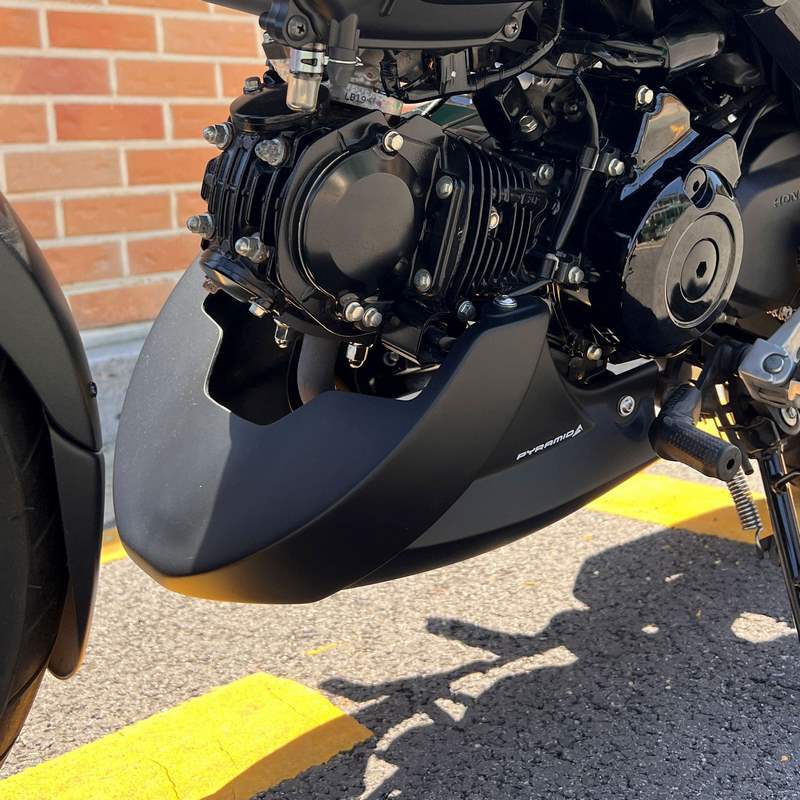 Pyramid Belly Pan | Matte Black | Honda MSX 125 2021>Current | 21121M