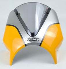 Pyramid Fly Screen | Banana Yellow/Silver | Honda Monkey 125 2021> | 21250F