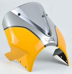 Pyramid Fly Screen | Banana Yellow/Silver | Honda Monkey 125 2021> | 21250F