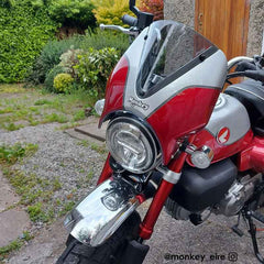 Pyramid Fly Screen | Cream/White | Honda Monkey 125 2022>Current | 21250T