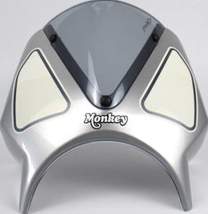 Pyramid Fly Screen | Silver/White | Honda Monkey 125 2022>Current | 21250Z