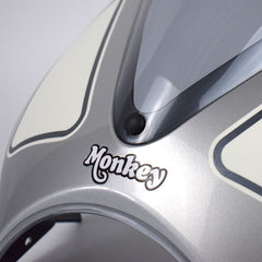 Pyramid Fly Screen | Silver/White | Honda Monkey 125 2022>Current | 21250Z