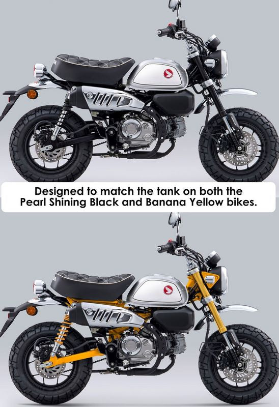 Pyramid Fly Screen | Silver/White | Honda Monkey 125 2022>Current | 21250Z