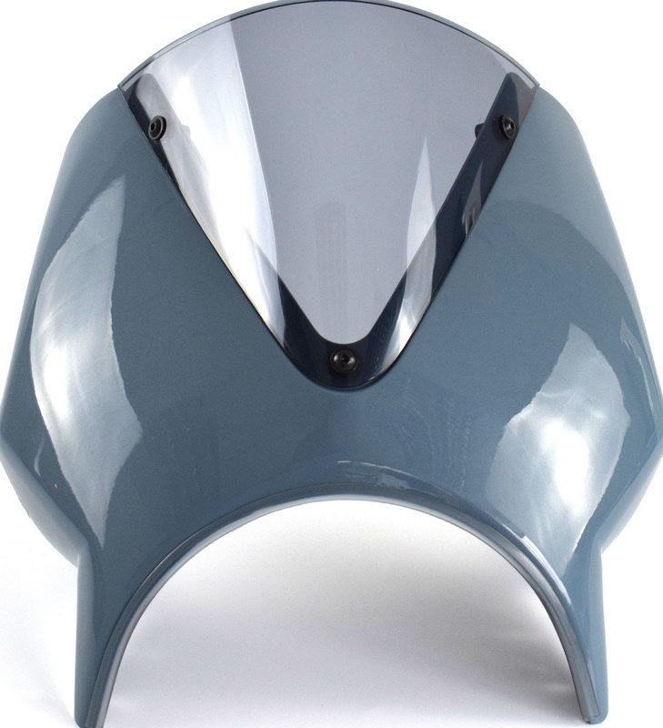 Pyramid Fly Screen | Pearl Cadet Grey | Honda ST125 Dax 2023>Current | 21290G