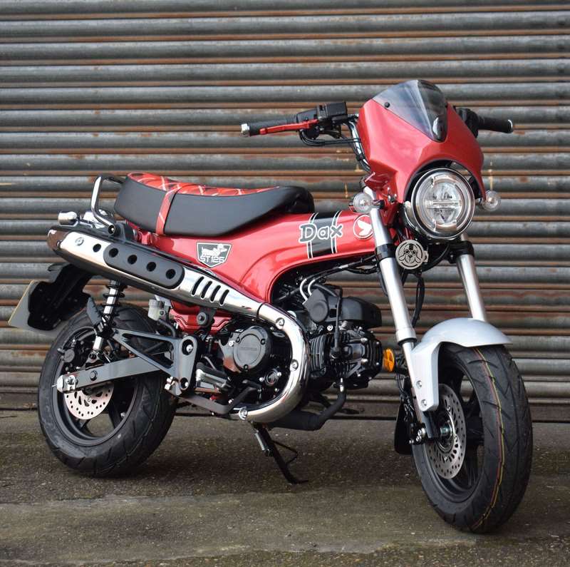 Pyramid Fly Screen | Pearl Cadet Grey | Honda ST125 Dax 2023>Current | 21290G