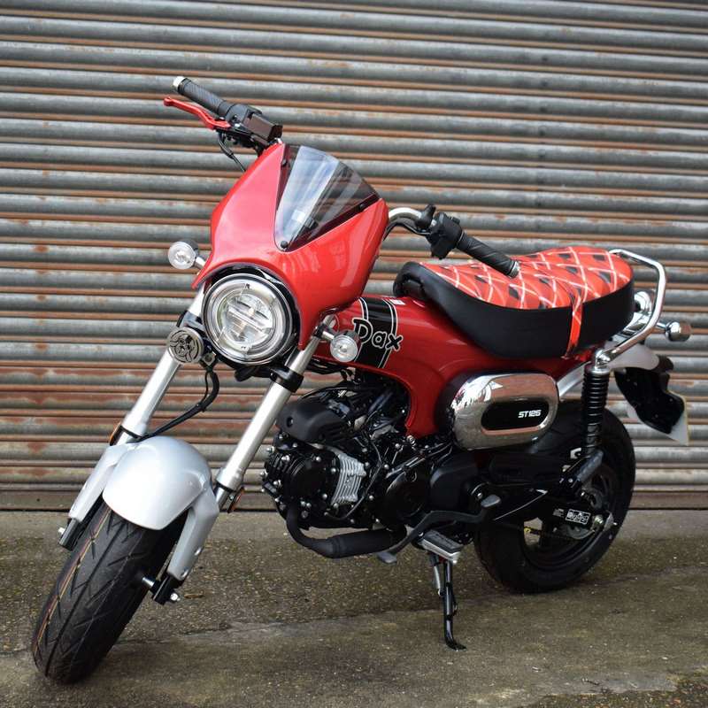 Pyramid Fly Screen | Pearl Cadet Grey | Honda ST125 Dax 2023>Current | 21290G