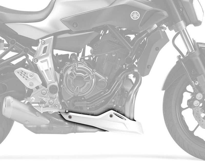 Pyramid Plastics Yamaha MT-07 Belly Pan Gloss White 2013> | 22136C