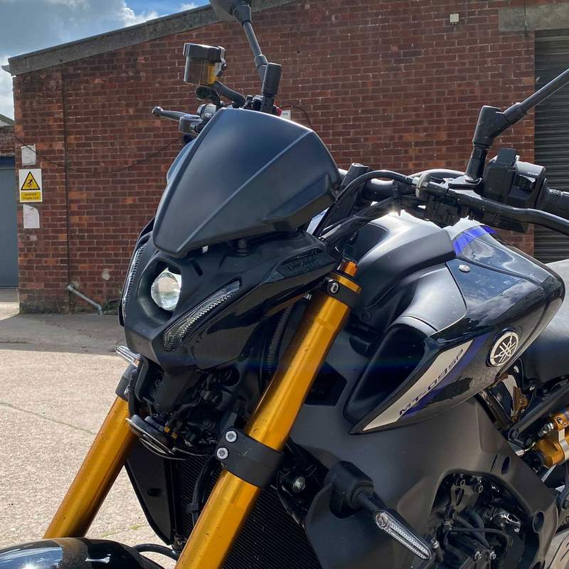 Pyramid Fly Screen | Icon Blue (Yamaha Blue) | Yamaha MT-09 2021>2023 | 22160YB