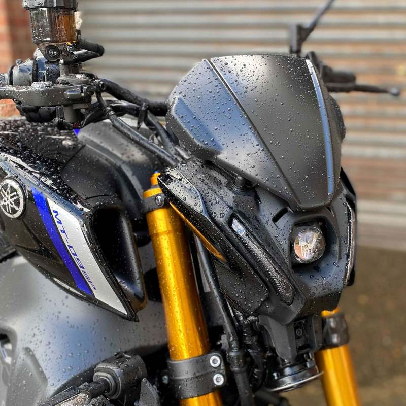 Pyramid Fly Screen | Icon Blue (Yamaha Blue) | Yamaha MT-09 2021>2023 | 22160YB