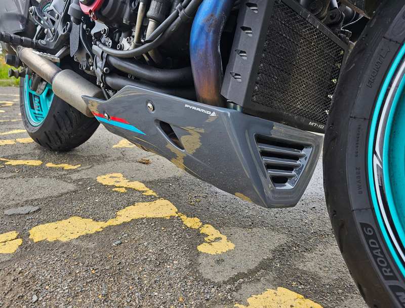 Pyramid Belly Pan | Cyan Storm Colours | Yamaha MT-10 2022>Current | 22170D