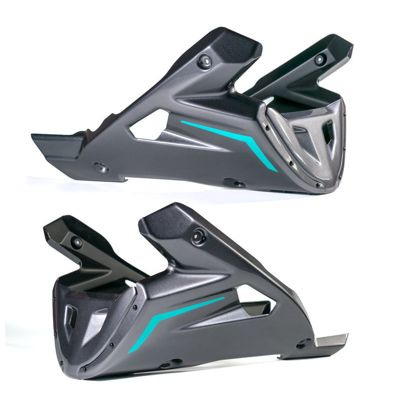 Belly Pan Midnight Cyan