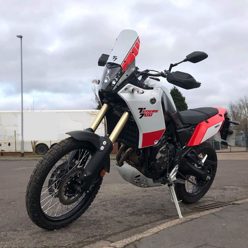 Pyramid Plastics Fly Screen Competition White Scheme Yamaha Tenere 700 2019> | 22270C