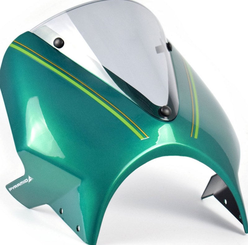 Pyramid Fly Screen | Candy Emerald Green | Kawasaki Z 650 RS 2022>Current | 23500D