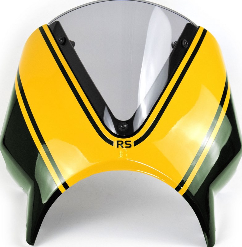 Pyramid Fly Screen | Candy Green/Metallic Yellow | Kawasaki Z 900 RS 2024>Current | 23500G