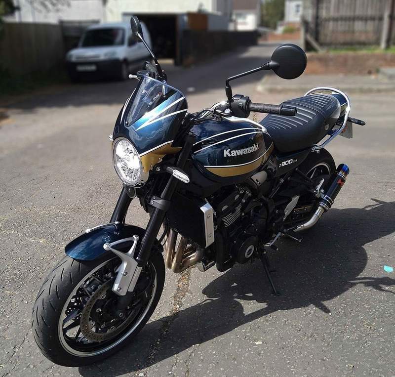 Pyramid Fly Screen | Candy Green/Metallic Yellow | Kawasaki Z 900 RS 2024>Current | 23500G