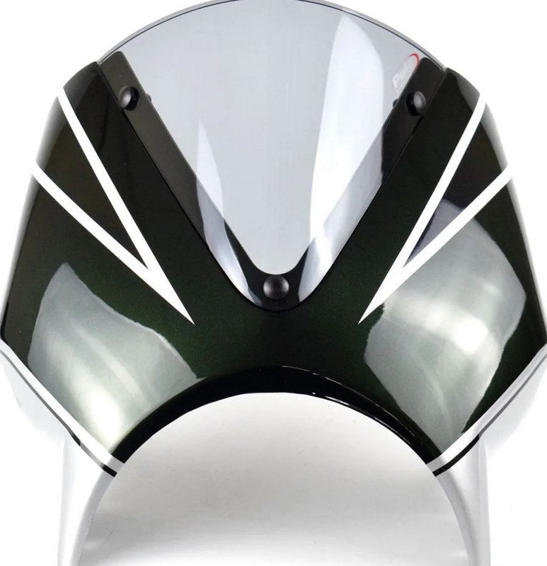 Pyramid Fly Screen | Metallic Dark Green Scheme | Kawasaki Z 900 RS 2022>Current | 23500N