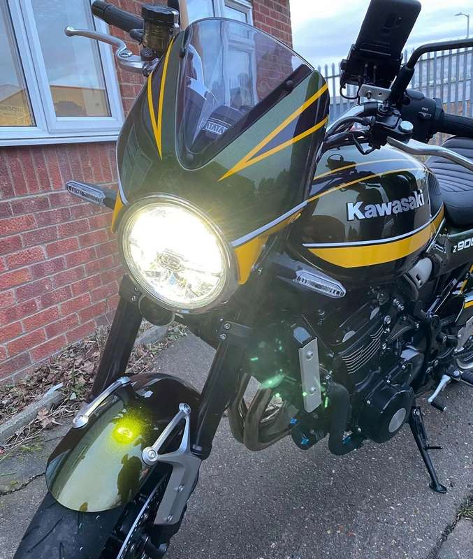 Pyramid Fly Screen | Candy Diamond Brown | Kawasaki Z 650 RS 2022>Current | 23500T