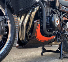 Pyramid Belly Pan | Metallic Brown/Metallic Orange (Candytone Brown/Candytone Orange) | Kawasaki Z 900 RS 2018>2020 | 23905E