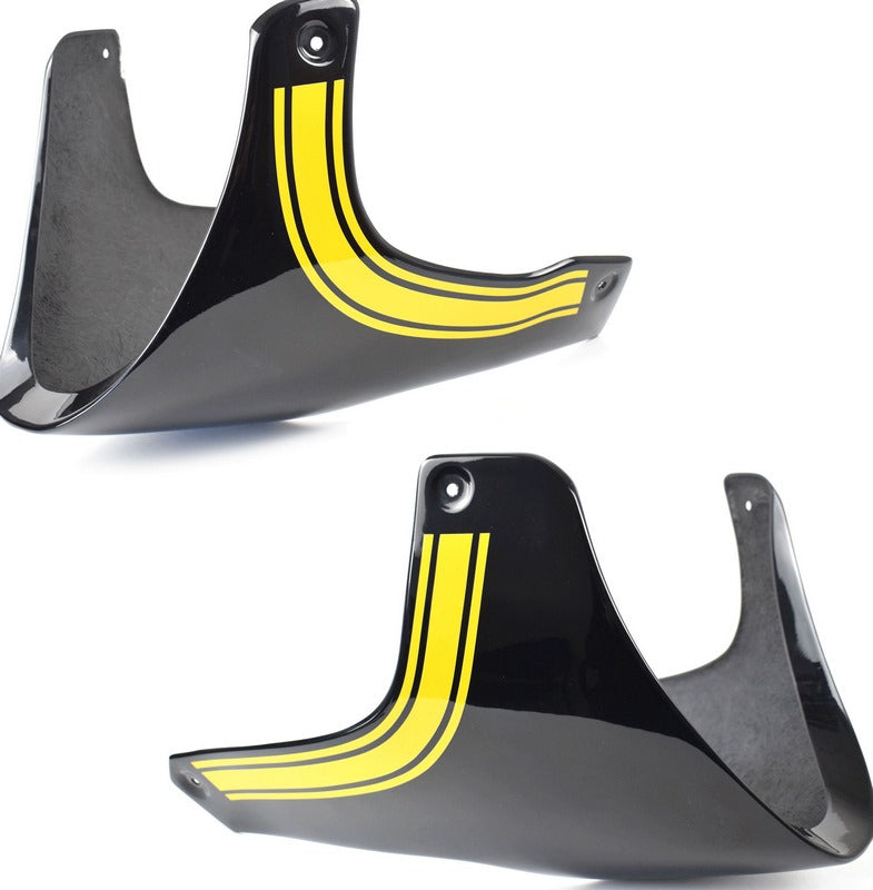Pyramid Belly Pan | Metallic Diablo Black/Metallic Yellow (Yellow Ball Scheme) | Kawasaki Z 900 RS SE 2022>Current | 23905P