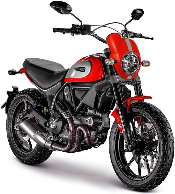 Pyramid Plastics Ducati Scrambler Icon Gloss Red (Ducati Red) Nose Fairing 2015> | 250000F