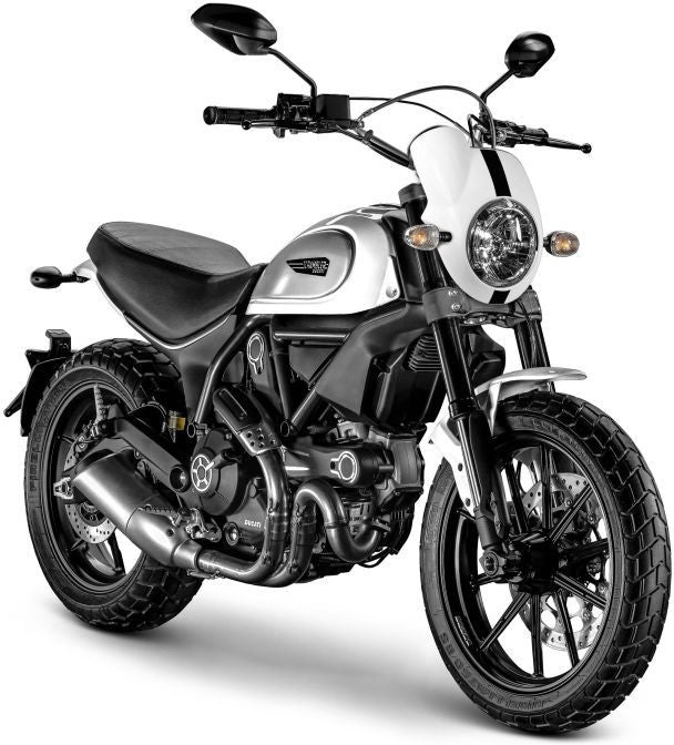 Pyramid Plastics Ducati Scrambler Classic Nose Fairing Gloss White (Sugar White) 2015> | 250000G