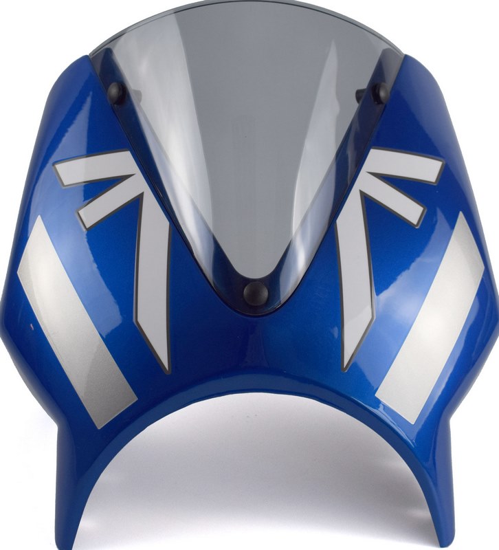 Pyramid Fly Screen | Caspian Blue/Storm Grey | Triumph Speed 400 2024>Current | 26700D