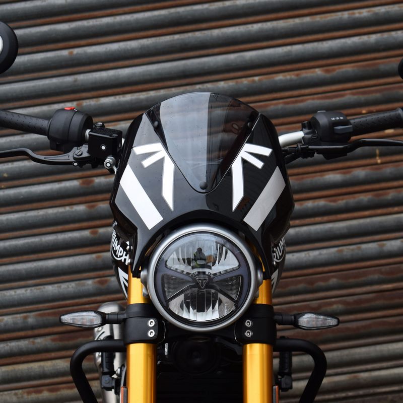 Pyramid Fly Screen | Unpainted | Triumph Speed 400 2024>Current | 26700U