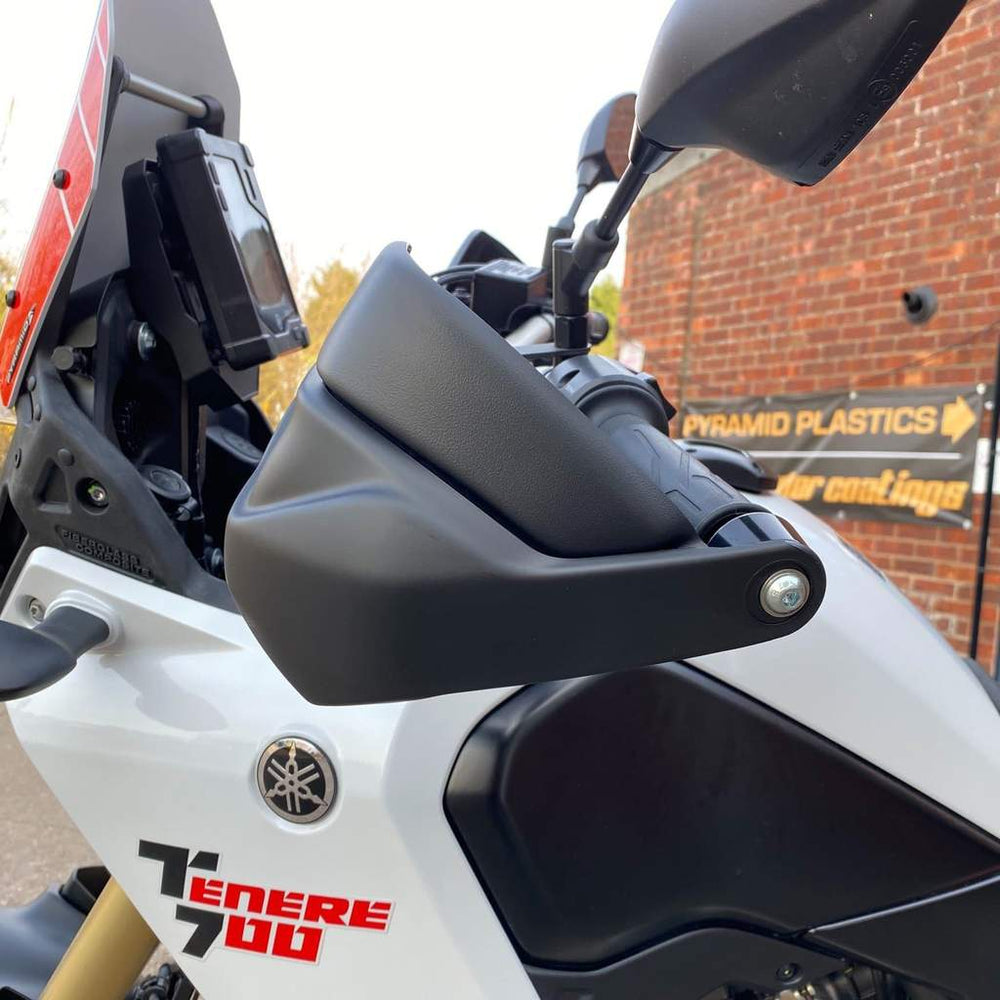 Pyramid Plastics Handguard Extensions | Matte Black | Yamaha Tenere 700 2019> | 30201M