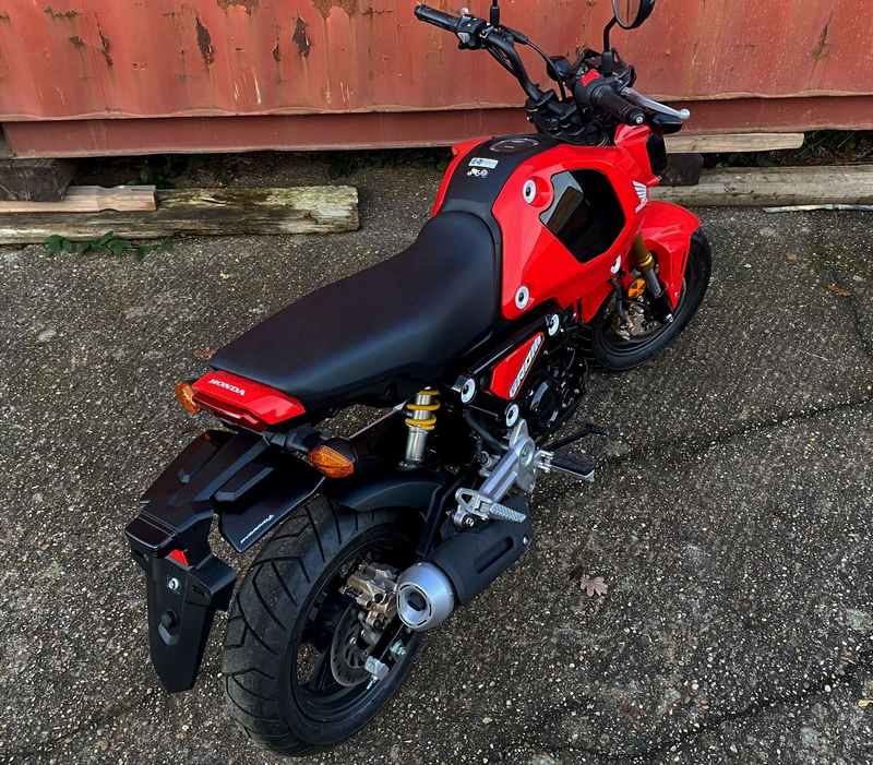 Pyramid Rear Splash Protector | Matte Black | Honda MSX 125 2021>Current | 31913M