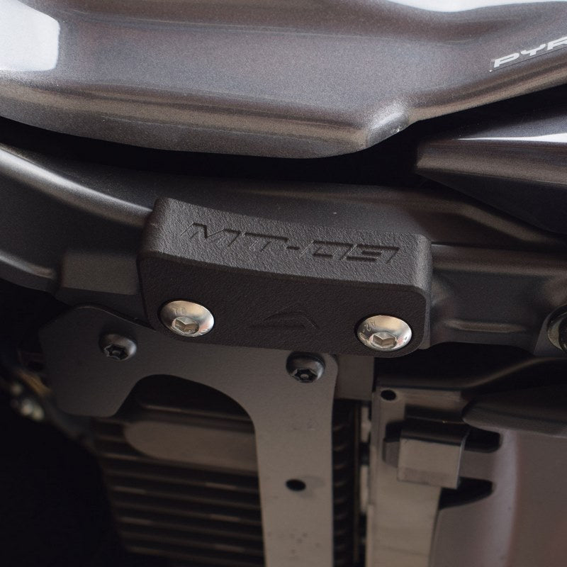 Rear Peg Blanking Blocks Matte Black