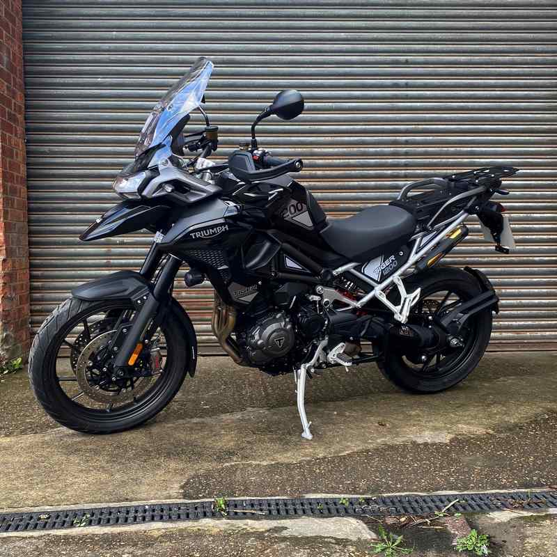 Pyramid Pillion Luggage Rack | Matte Black | Triumph Tiger 1200 GT 2022>Current | 36060M