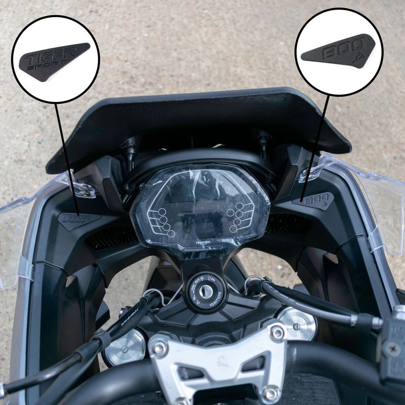Fairing Emblems Matte Black