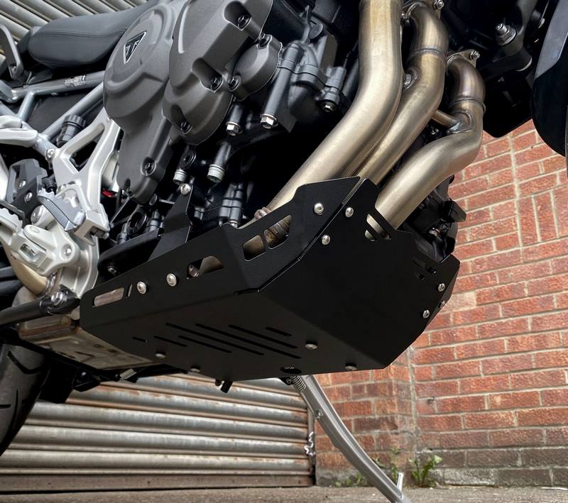 Pyramid Engine Plate | Matte Black | Triumph Tiger 1200 GT 2022>Current | 36111M