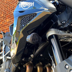 Pyramid Auxiliary Headlight Guards | Matte Black | Triumph Tiger Sport 660 2022>Current | 36565M