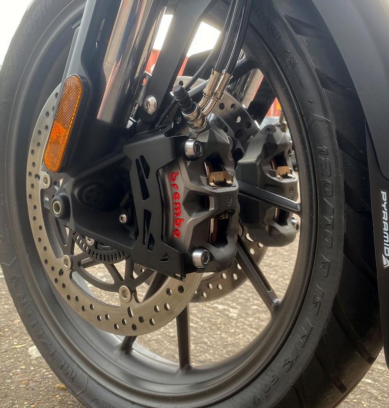 Pyramid Brake Caliper Guards | Matte Black | Ducati Multistrada V4 2021>Current | 36770M