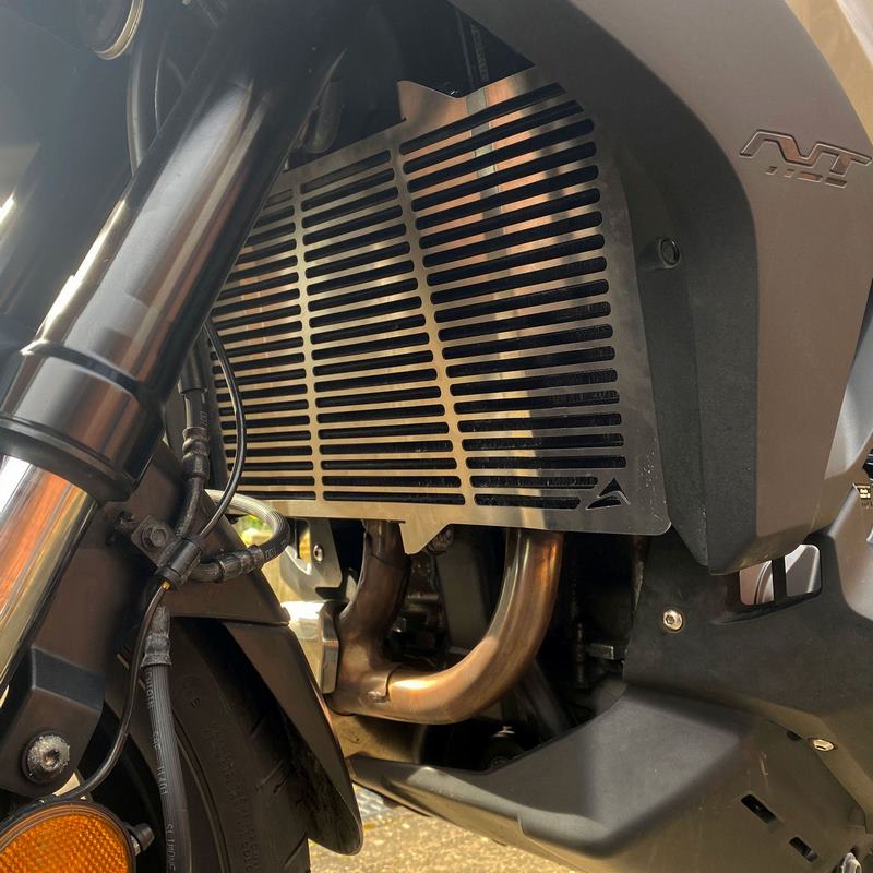 Pyramid Radiator Guard | Matte Black | Honda NT 1100 2022>Current | 521999M