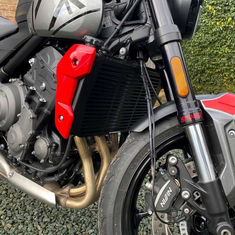 Pyramid Radiator Guard | Matte Black | Triumph Trident 660 2021> | 526600M
