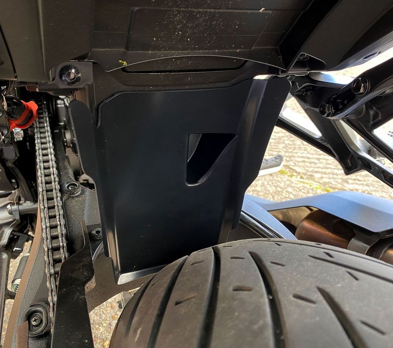 Pyramid Shock Shield | Matte Black | Honda NT 1100 2022>Current | 811015M