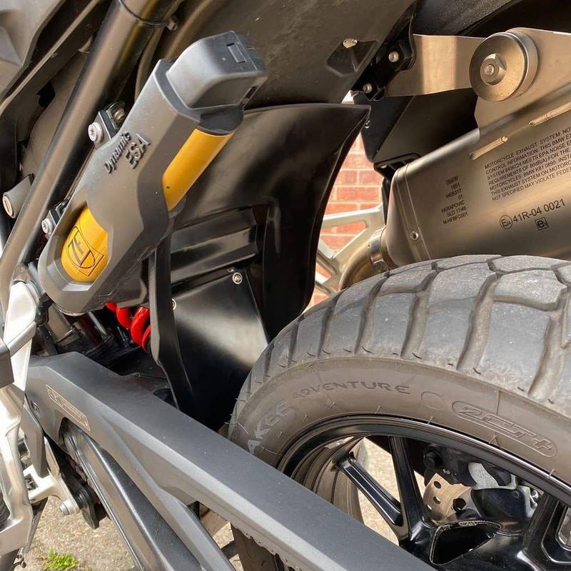 Pyramid Plastics Shock Shield | Matte Black | BMW F750 GS 2018> | 814850M