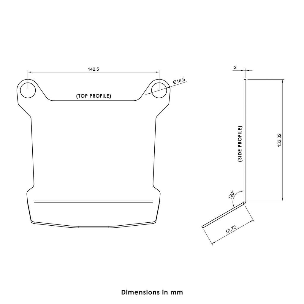 Pyramid Plastics Shock Shield | Black | KTM 1290 Superduke R 2020> | 819900